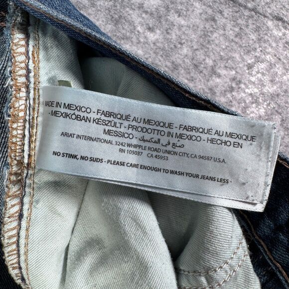 Ariat Legacy M4 Relaxed Boot Cut Jeans Mens 30x30 Blue Denim Work Wear Western - Picture 11 of 16